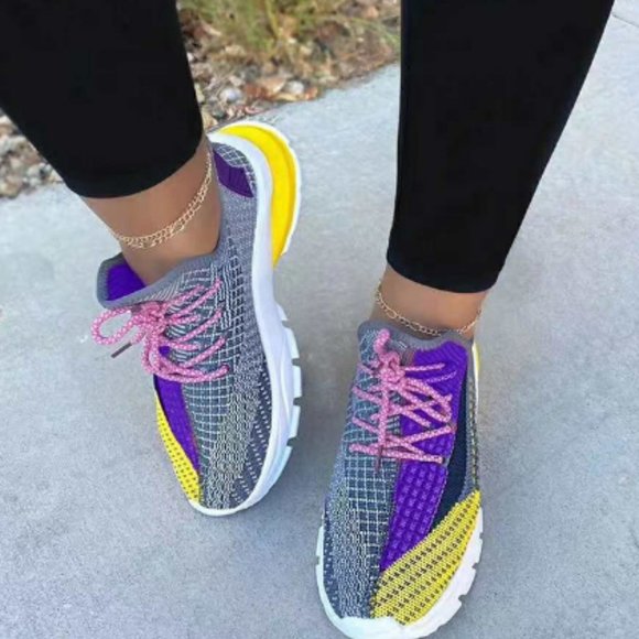 Sneakers Sports Walking Running - Top Casual Outdo - Picture 4 of 6